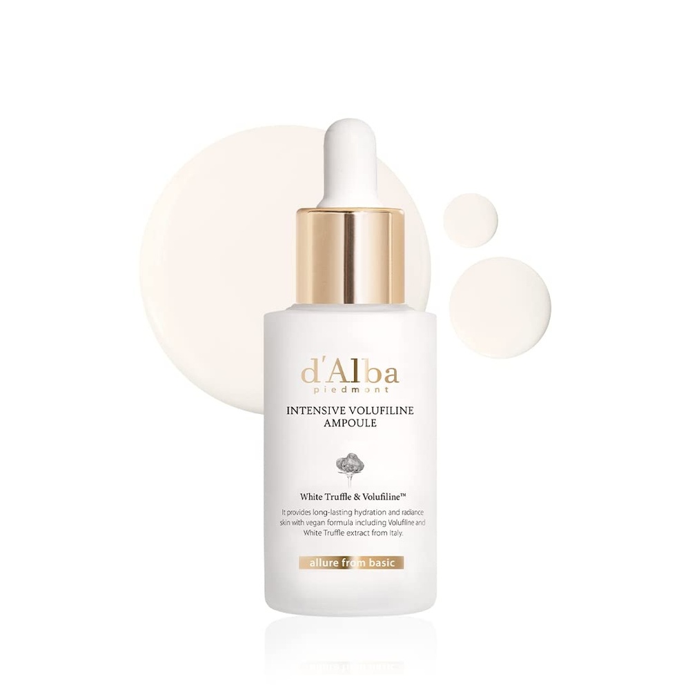 image:imagedalba Piedmont White Truffle Intensive Volufiline Ampoule 101 Fl Oz Milky Serum Skin Firming Volufiline 50000ppm elasticity care and nourishment Korean Skin Care101 Fl Oz Pack of 1